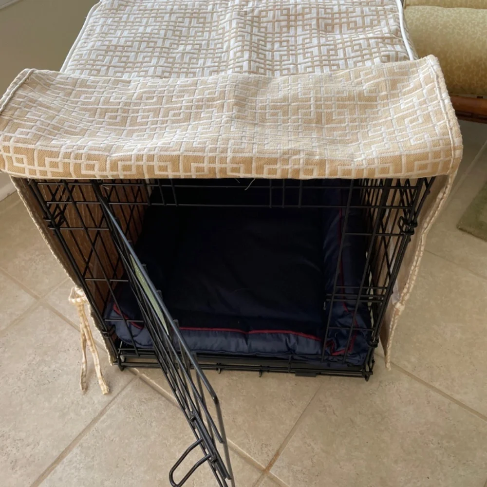 Custom Luxury Crate Cover for Discriminating Dogs